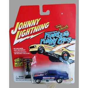 Johnny Lightning PLYMOUTH DUSTER RIP OFF 2 Blue Tom Daniels Fearless Funny Cars